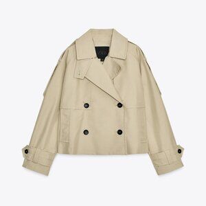 ZARA SHORT TRENCH COAT